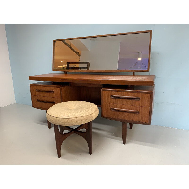 Vintage dressing table with stool by G-Plan, 1960s