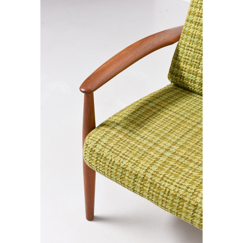Paire of France and Son "118" easy chairs, Grete JALK - 1960s