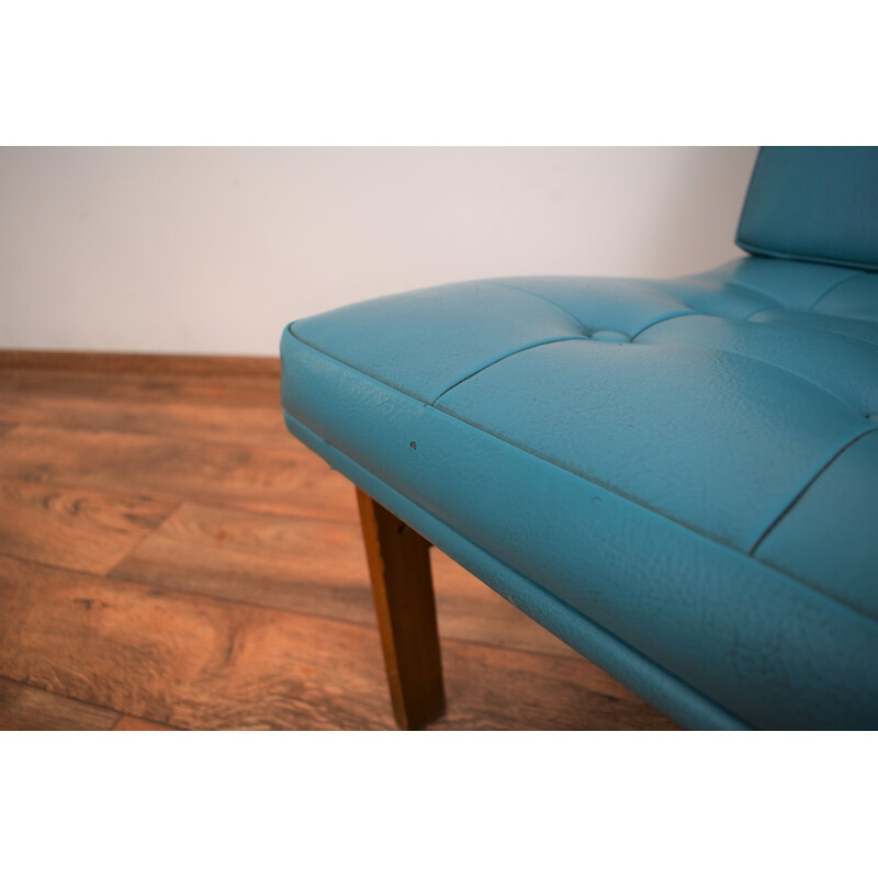 Set of 5 danish teak vintage armchairs by Ole Gjerlov-Knudsen and Torben Lind for France and Søn, 1960s