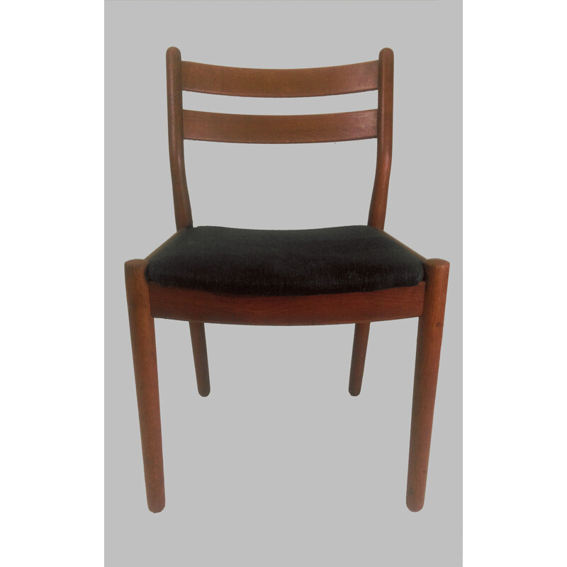 Set van 6 vintage Poul Volther stoelen