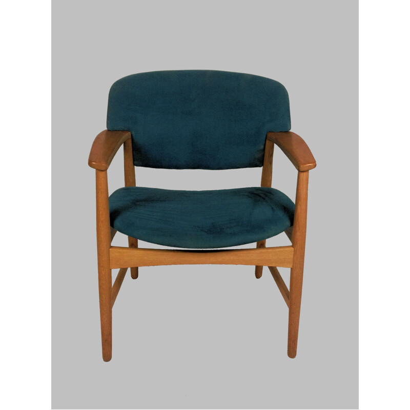 Set of 8 vintage armchairs by Ejner Larsen and Axel Bender Madsen for Fritz Hansen