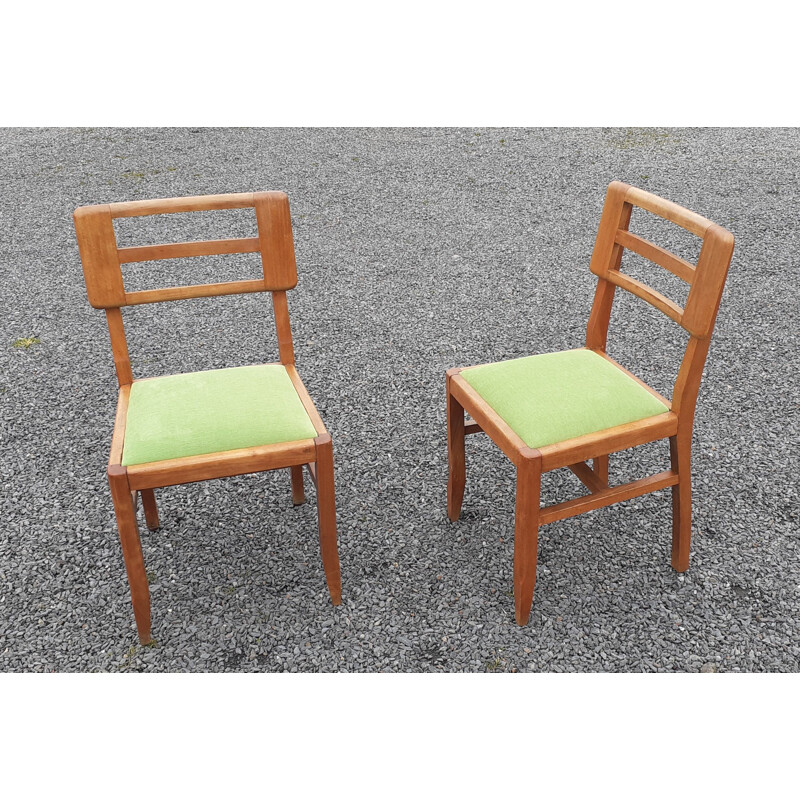 Paire de chaises vintage de Pierre Cruège