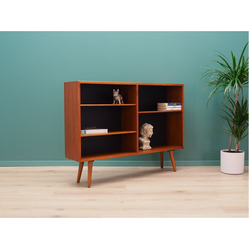 Vintage bookcase in teak, Denmark, 1960-70s