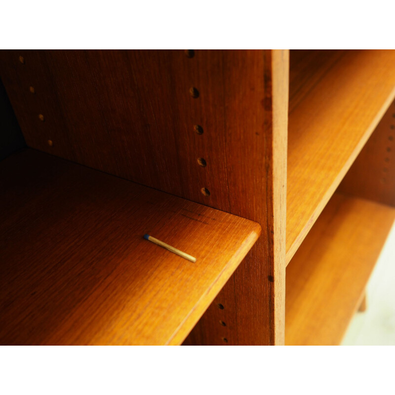 Vintage bookcase in teak, Denmark, 1960-70s