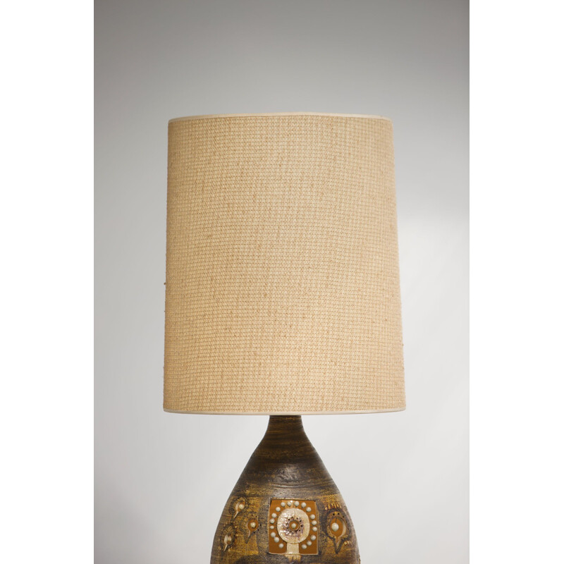 Lampe de table vintage en céramique de Georges Pelletier
