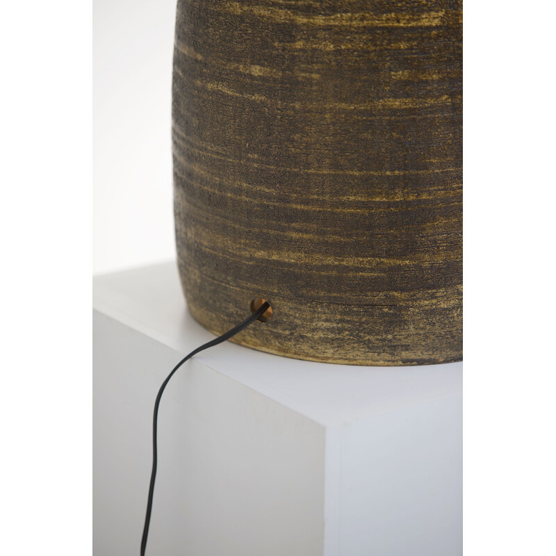 Vintage ceramic table lamp by Georges Pelletier