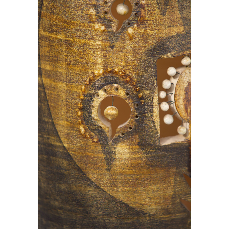 Candeeiro de mesa de cerâmica Vintage de Georges Pelletier