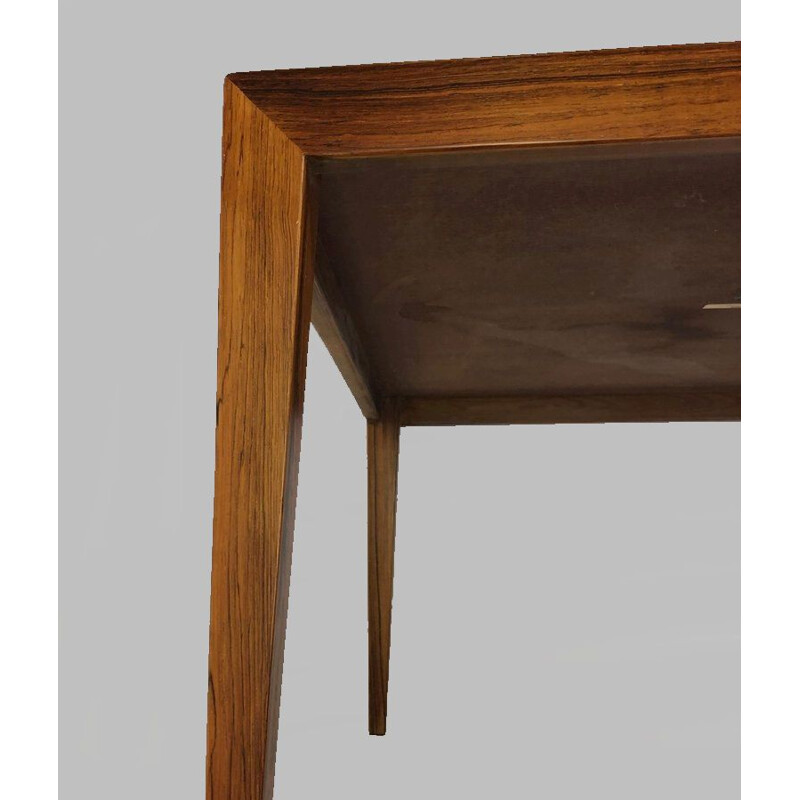 Mesa de centro vintage de palisandro de Severin Hansen, 1960