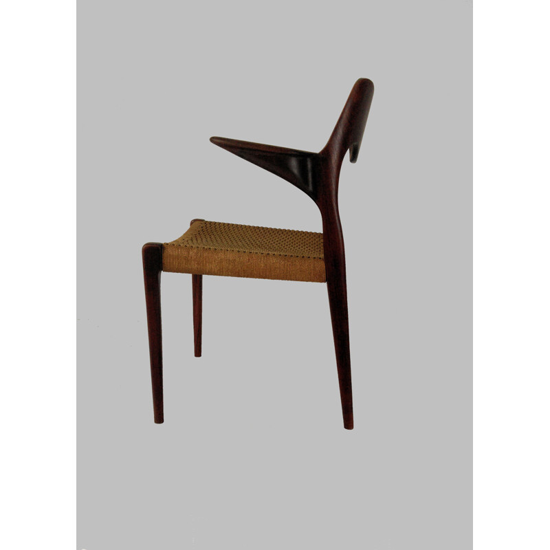 Vintage armchair in teak by Niels Ottto Møller, 1960s