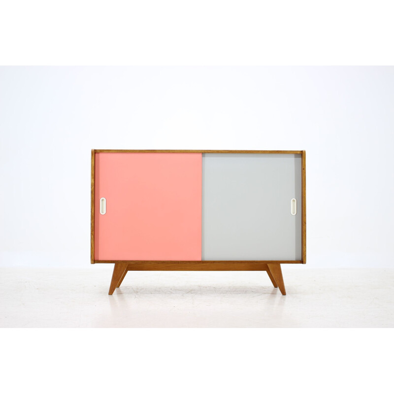 Vintage oakwood sideboard by Jiří Jiroutek, Czechoslovakia 1960