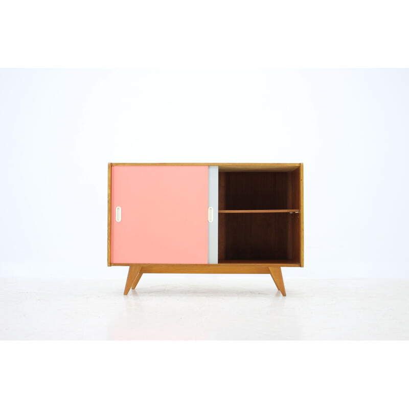 Vintage oakwood sideboard by Jiří Jiroutek, Czechoslovakia 1960