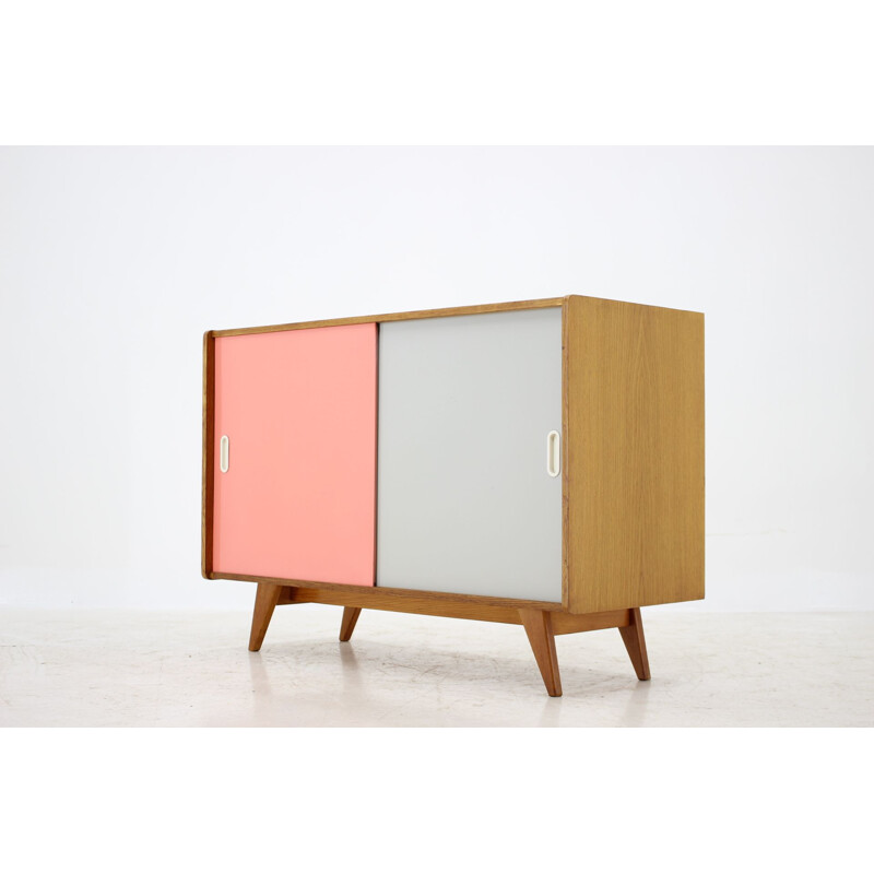 Vintage eiken dressoir van Jiří Jiroutek, Tsjecho-Slowakije 1960