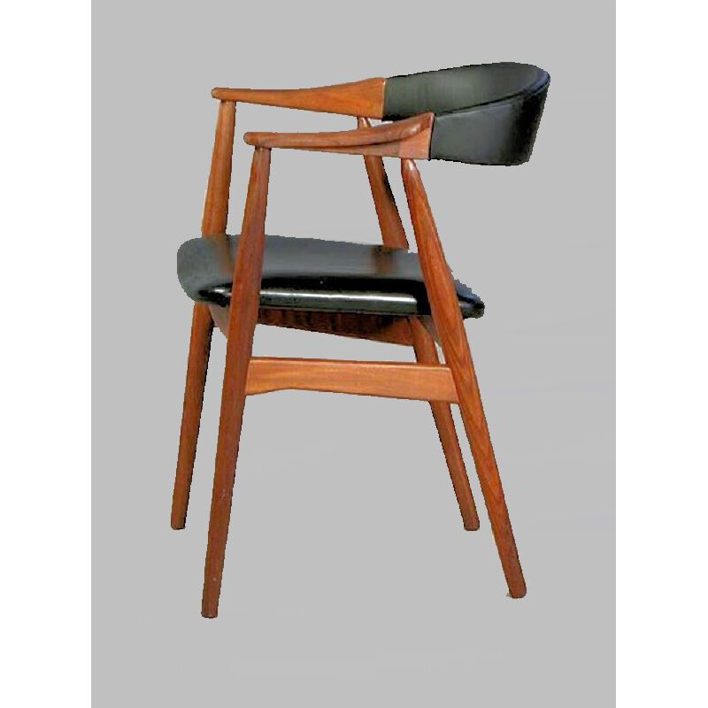 Set van 6 vintage fauteuils van Th. Harlev voor Farstrup Møbler, 1950