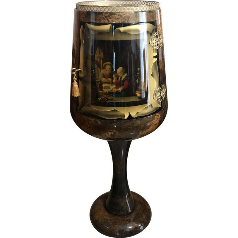 Vintage Goblet Shaped Bar Cabinet, 1960