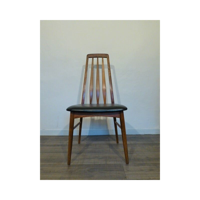 Set of 4 vintage chairs "Eva" by Niels Koefoed 1960