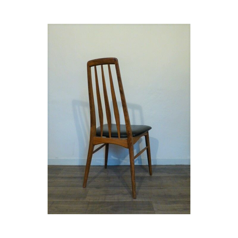 Set of 4 vintage chairs "Eva" by Niels Koefoed 1960