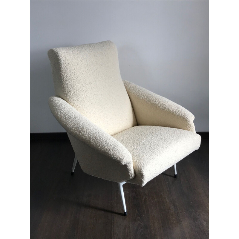 Fauteuil vintage par Guy Besnard 1960