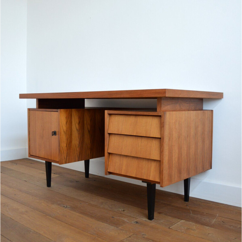 Bureau vintage en teck 1960