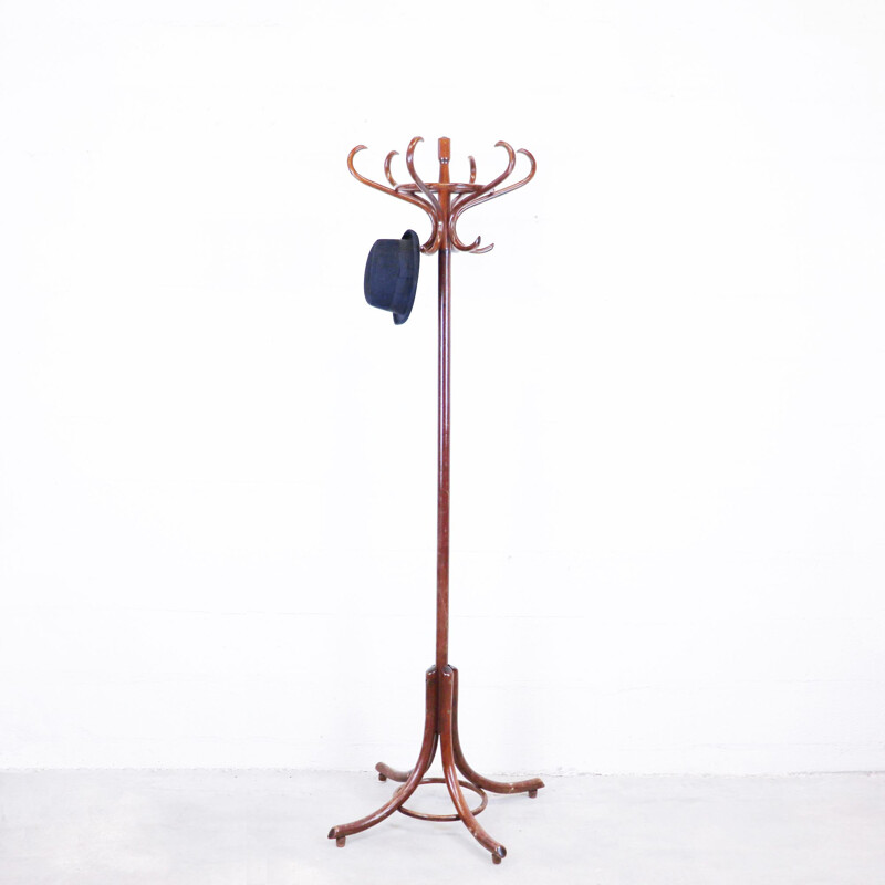 Wooden vintage Parrot coat rack