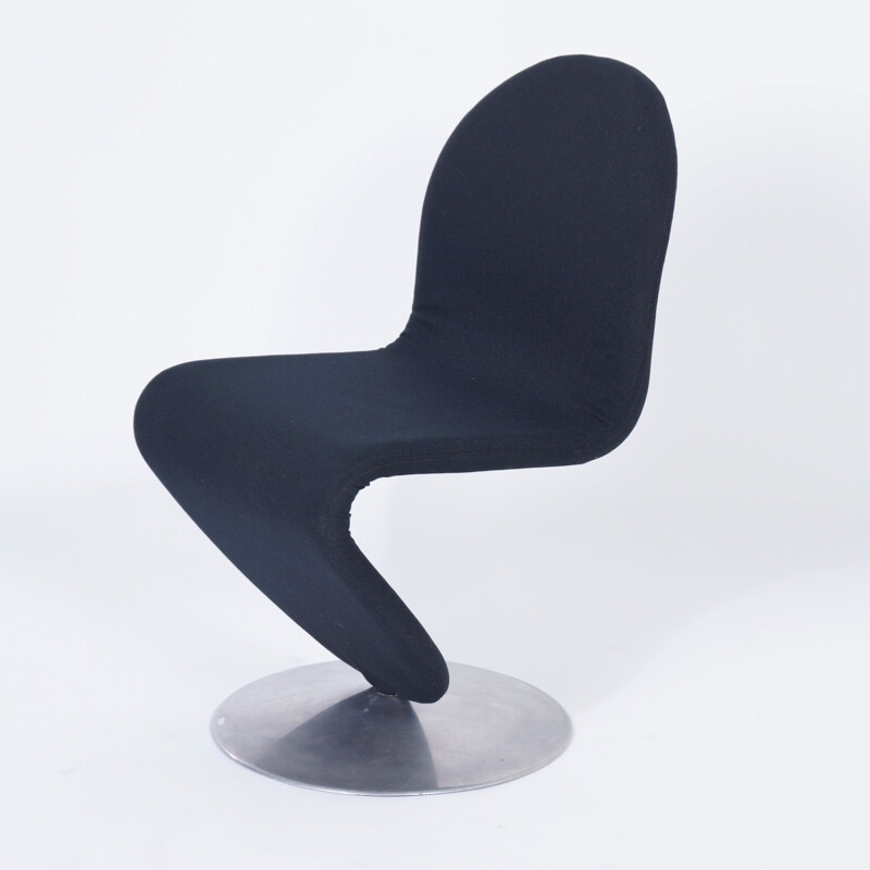 Set of 2 vintage 123 chairs by Verner Panton for Fritz Hansen, 1970s