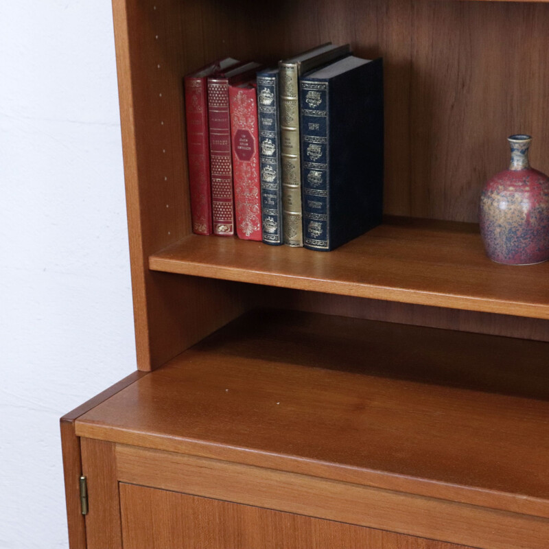 Vintage teak bookcase, 1960