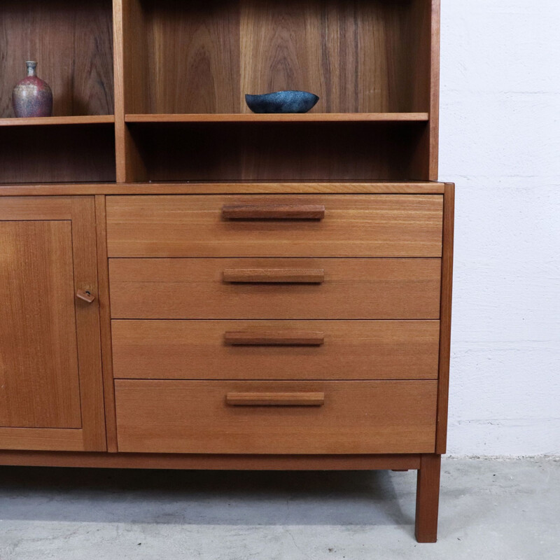 Vintage teak bookcase, 1960