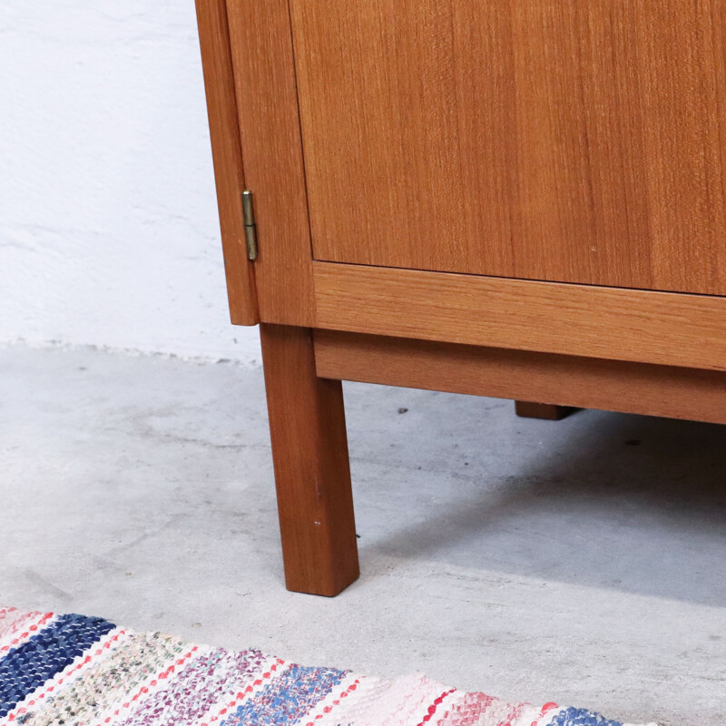 Vintage teak bookcase, 1960