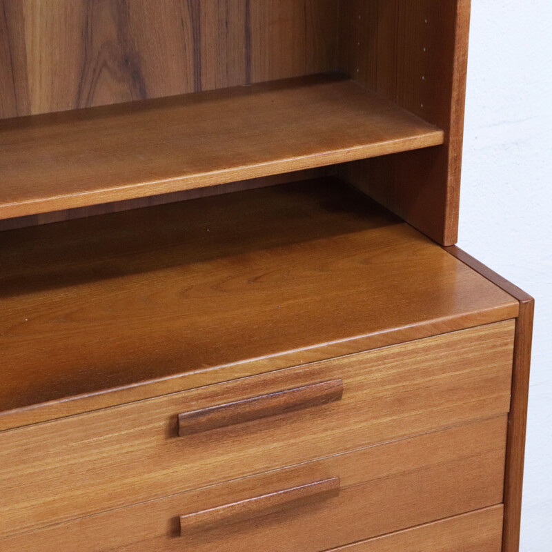 Vintage teak bookcase, 1960