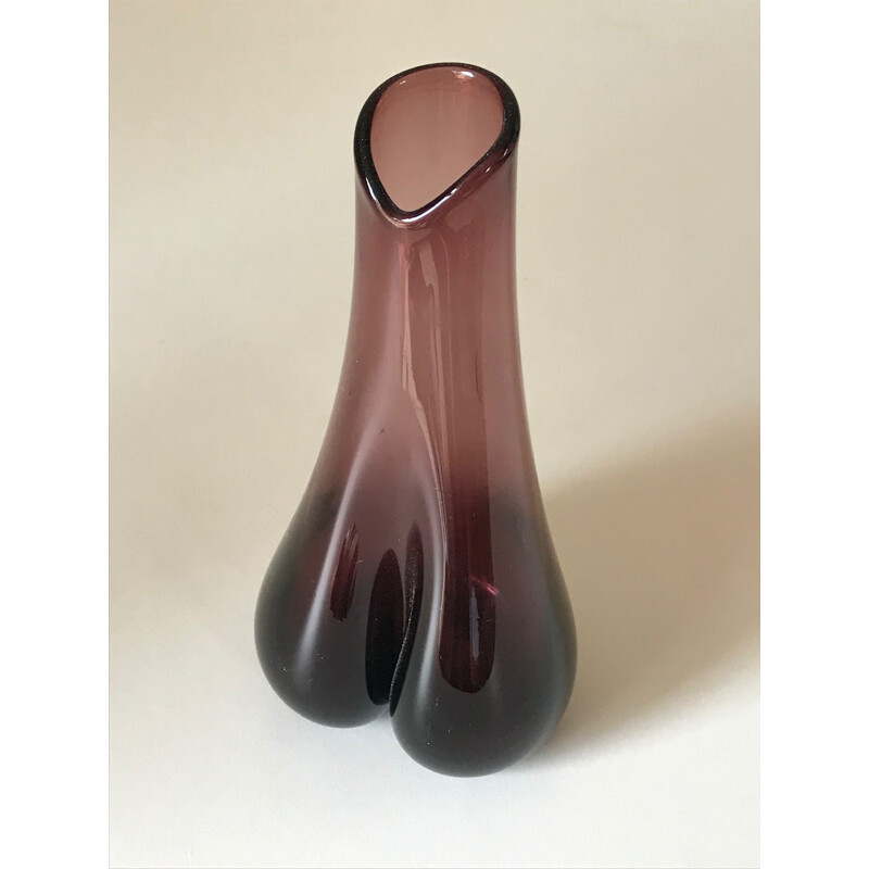 Vintage Dieulefit vase by Claude Morin, 1960 