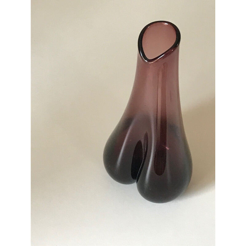 Vintage Dieulefit vase by Claude Morin, 1960 