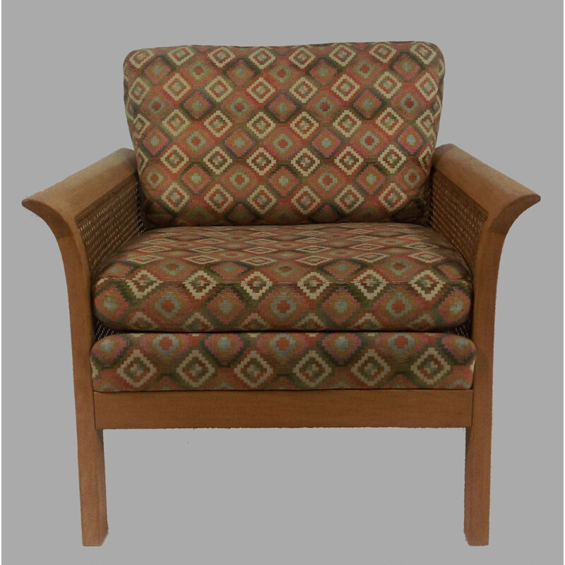 Set van 2 vintage Rotang fauteuils van Arne Norell, 1970