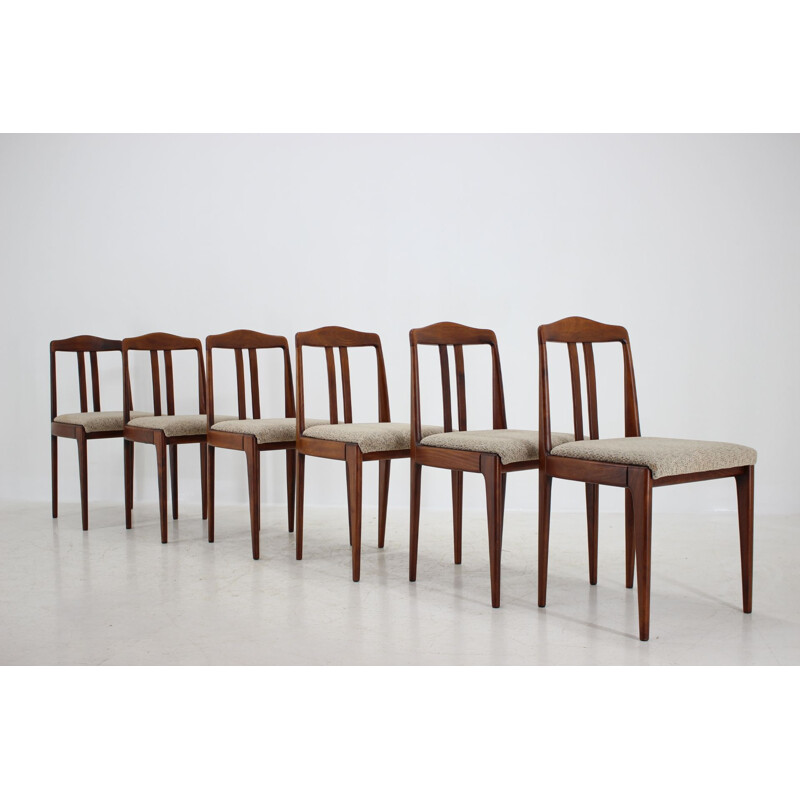 Set of six vintage dining chairs designed by Johannes Andersen, 1960