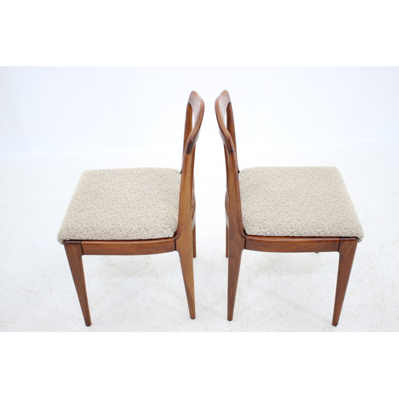 Set of six vintage dining chairs designed by Johannes Andersen, 1960
