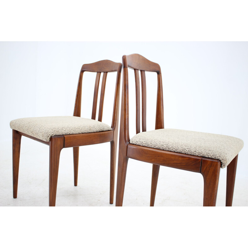 Ensemble de six chaises de salle à manger vintage conçues par Johannes Andersen, 1960