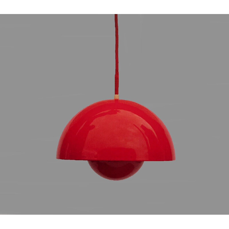 Vintage Verner Panton Flowerpot Pendant Light for Louis Poulsen, Denmark