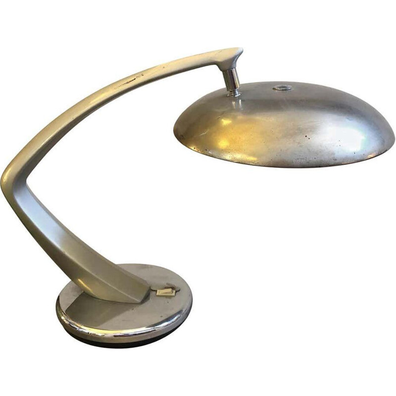 Vintage "Boomerang" Table Lamp by Fase, Spain, 1970s