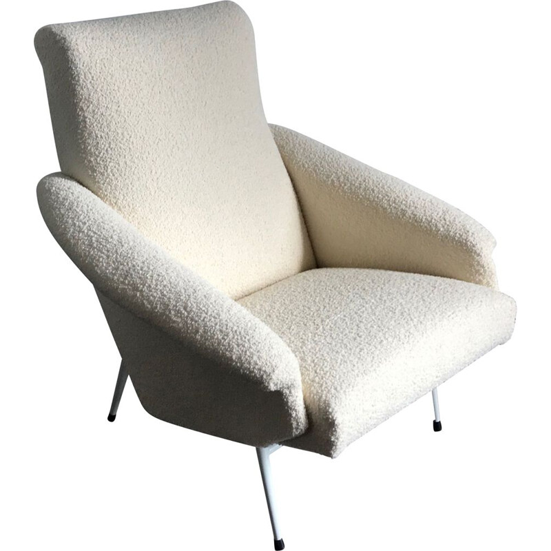 Fauteuil vintage par Guy Besnard 1960