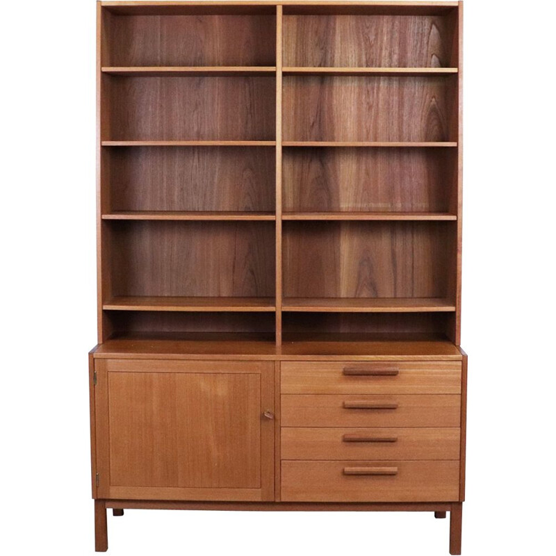 Vintage teak bookcase, 1960