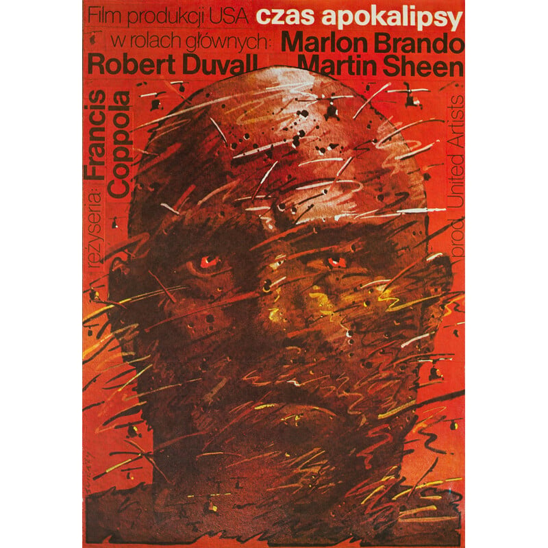 "Apocalypse Now" Polish film poster, Waldemar SWIERZY - 1980s