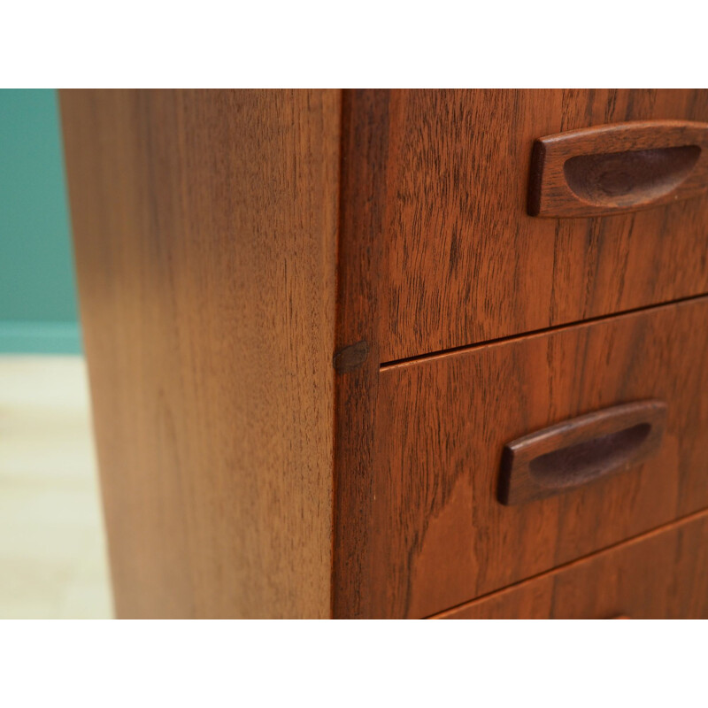 Teak vintage chest of drawer, 1960