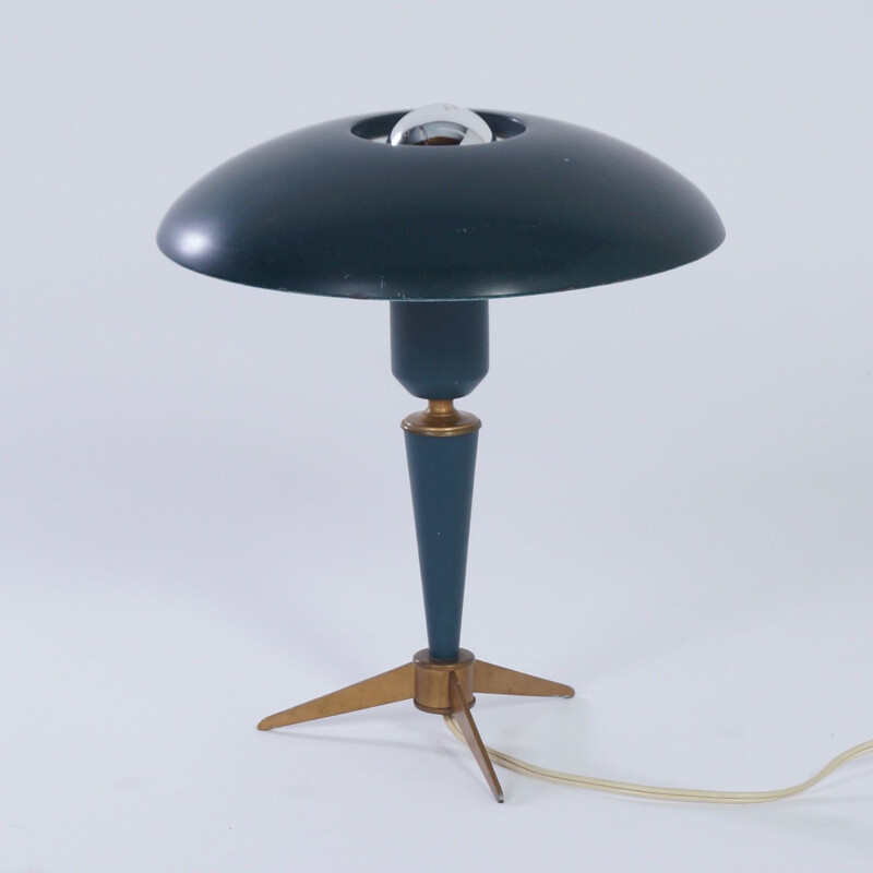 Vintage "Bijou" tripod table lamp by Louis Kalff for Philips, 1950