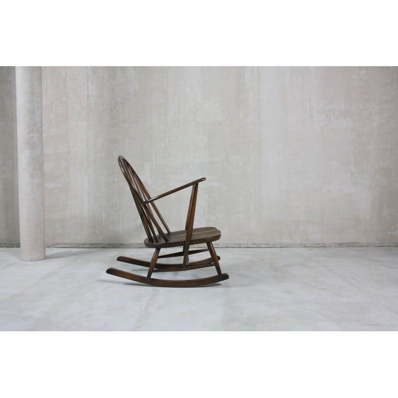 Rocking chair vintage No. 470 Windsor by Lucian Ercolani for Ercol, 1960