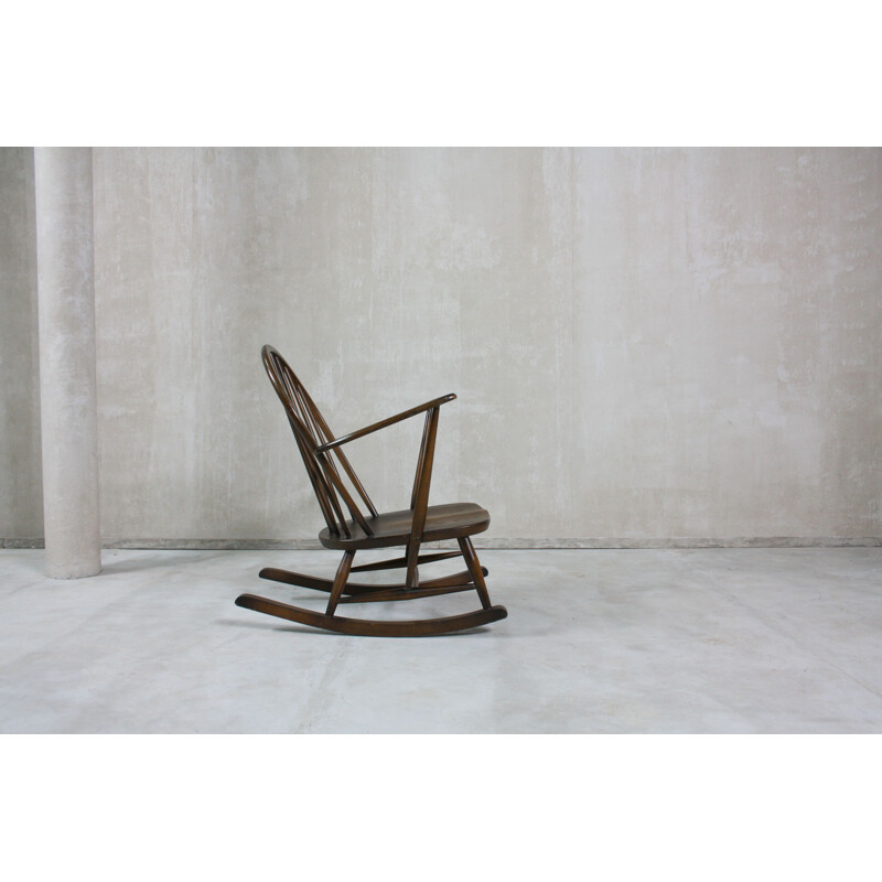 Vintage Rocking chair No. 470 Windsor by Lucian Ercolani for Ercol, 1960