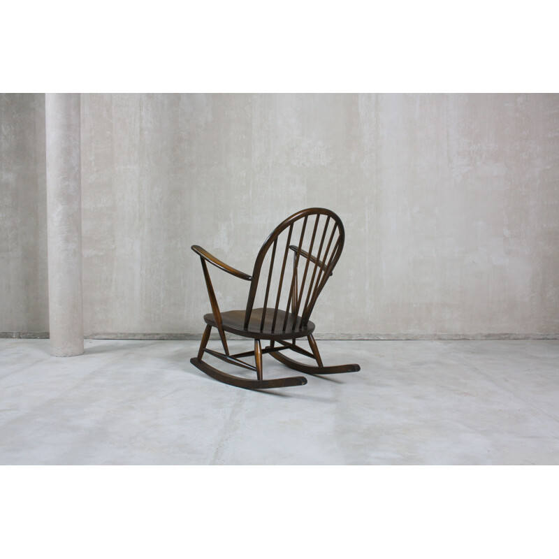 Vintage Rocking chair No. 470 Windsor by Lucian Ercolani for Ercol, 1960