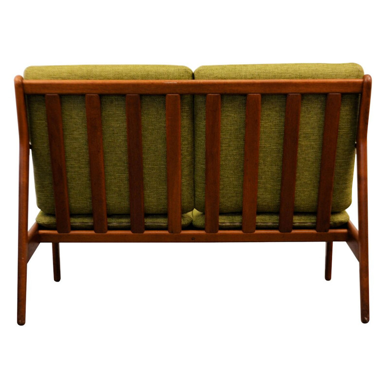 Vintage Poul Volther oak 2-seating sofa