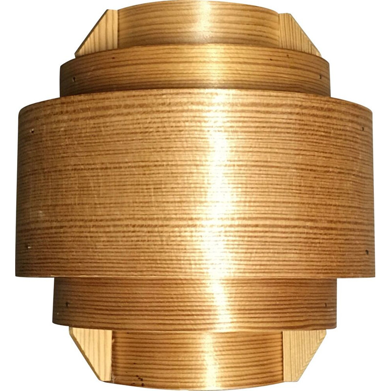 Vintage wooden wall light by Hans Agne Jakobsson, 1960s