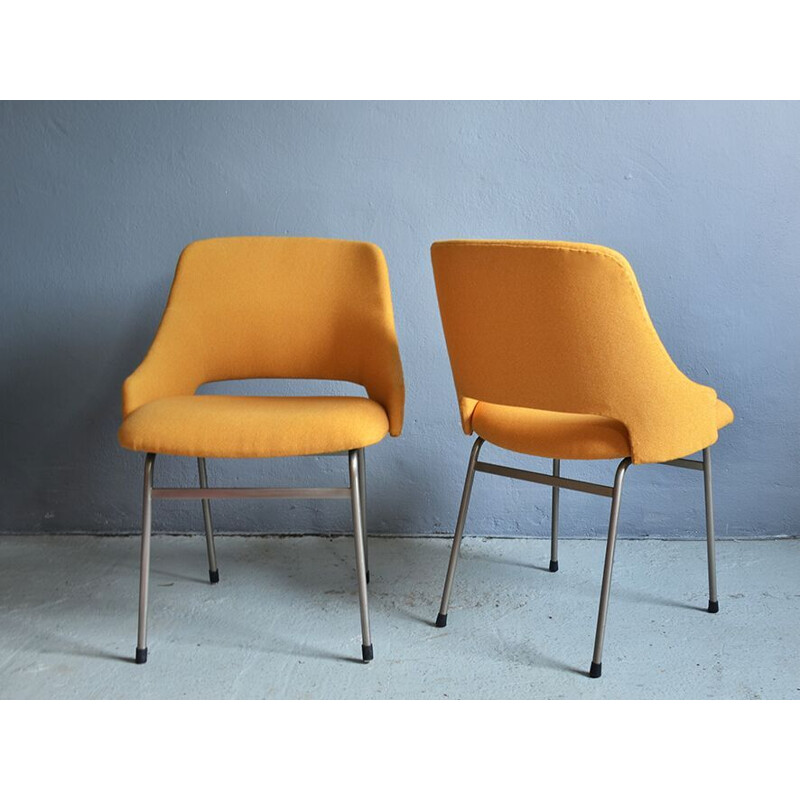 Set of 4 vintage FM32 dining chairs by Cees Braakman from Pastoe, 1960s
