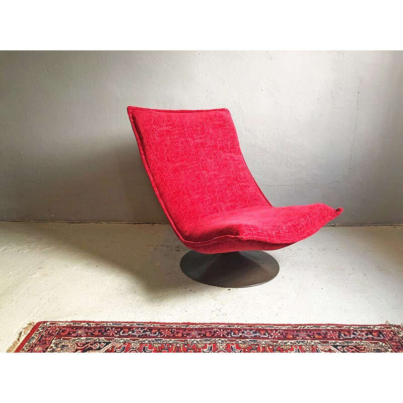 Vintage F980 armchair By Geoffrey Harcourt For Artifort, 1970s