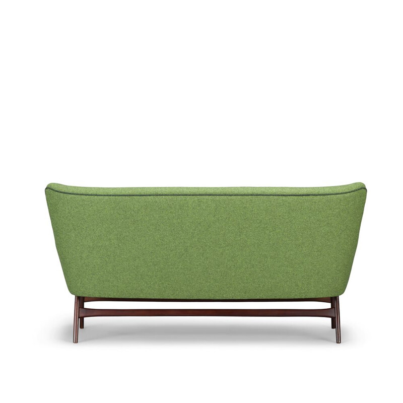 Danish green vintage sofa from CFC Silkeborg, 1960s