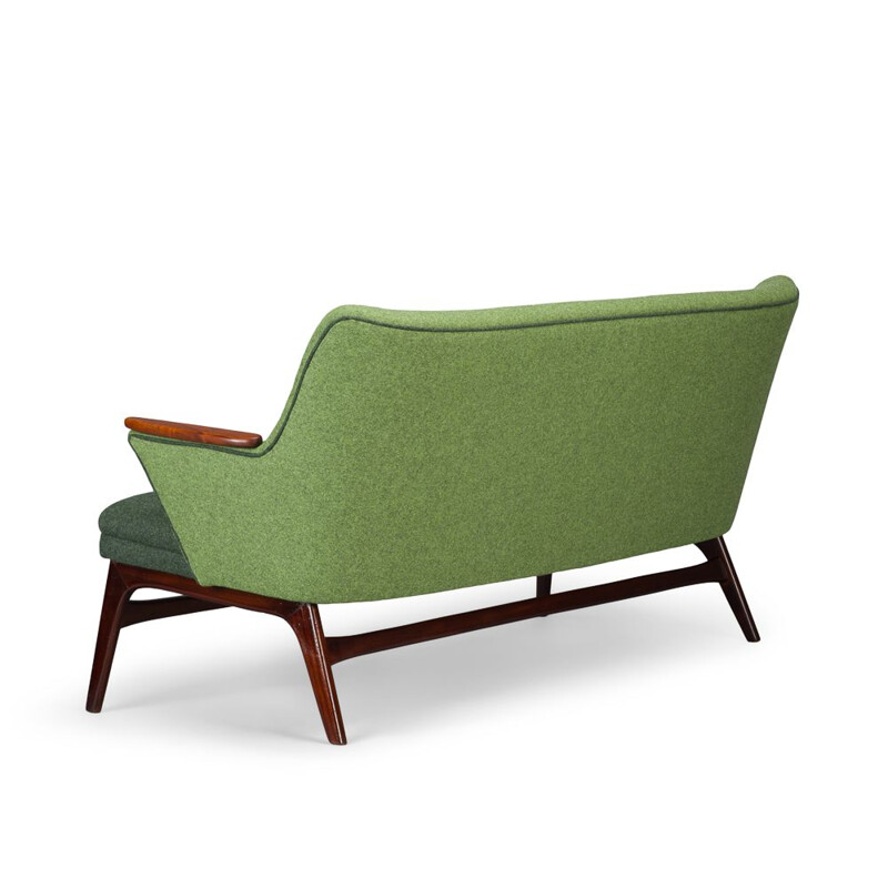 Danish green vintage sofa from CFC Silkeborg, 1960s